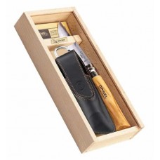 Нож (кожаный чехол, в пенале) Opinel 8 VRI (001539)
