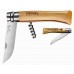 Нож для туризма, рыбалки и охоты (со штопором) Opinel 10 (001410)