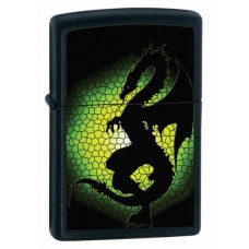 Зажигалка Zippo Triptych Dragon Black Matte 28135