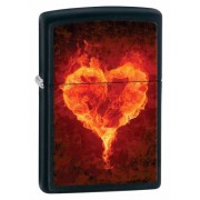 Зажигалка Zippo Hearts Black Matte 28313 Зажигалка Zippo Hearts Black Matte 28313