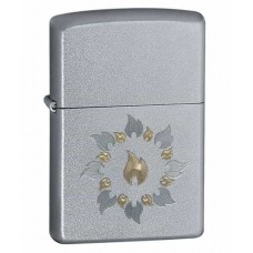 Зажигалка Zippo Ring of Fire Satin Chrome 21192