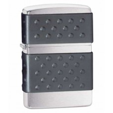 Зажигалка Zippo Black Zip Guard Brushed Chrome (200ZP)