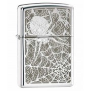 Зажигалка Zippo Hidden Spider High Polish Chrome 28052 Зажигалка Zippo Hidden Spider High Polish Chrome 28052