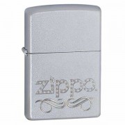 Зажигалка Zippo Scroll Satin Chrome 24335 Зажигалка Zippo Scroll Satin Chrome 24335