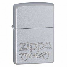 Зажигалка Zippo Scroll Satin Chrome 24335