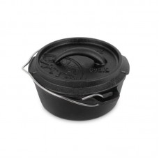 Казан-жаровня чугунная Petromax Dutch Oven ft0.5 плоское дно 0,6 л