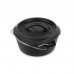 Казан-жаровня чугунная Petromax Dutch Oven ft0.5 плоское дно 0,6 л
