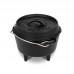 Казан-жаровня чугунная Petromax Dutch Oven ft1 на ножках 0,9 л