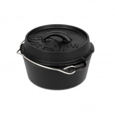 Казан-жаровня чугунная Petromax Dutch Oven ft1 плоское дно 0,9 л