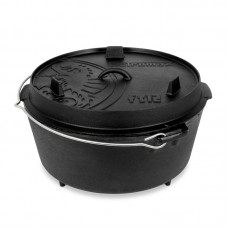 Казан-жаровня чугунная Petromax Dutch Oven ft12 на ножках 10,8 л