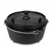Казан-жаровня чугунная Petromax Dutch Oven ft12 на ножках 10,8 л