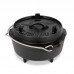 Казан-жаровня чугунная Petromax Dutch Oven ft3 на ножках 1,6 л