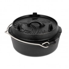 Казан-жаровня чугунная Petromax Dutch Oven ft3 плоское дно 1,6 л