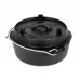 Казан-жаровня чугунная Petromax Dutch Oven ft3 плоское дно 1,6 л