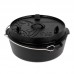 Казан-жаровня чугунная Petromax Dutch Oven ft6 плоское дно 5,5 л