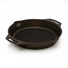 Сковорода-гриль чугунная Petromax Grill Fire Skillet gp30h-t с ручками-петлями Ø25/30 см