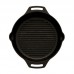 Сковорода-гриль чугунная Petromax Grill Fire Skillet gp30h-t с ручками-петлями Ø25/30 см