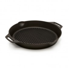 Сковорода-гриль чугунная Petromax Grill Fire Skillet gp35h-t с ручками-петлями Ø30/35 см