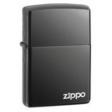 Зажигалка Zippo Black Ice With Zippo Logo 150ZL