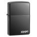 Зажигалка Zippo Black Ice With Zippo Logo 150ZL