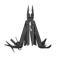 МУЛЬТИИНСТРУМЕНТ LEATHERMAN WAVE PLUS BLACK, СИНТЕТИЧЕСКИЙ ЧЕХОЛ MOLLE, КАРТ. КОРОБКА