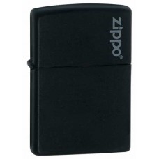Зажигалка Zippo Black Matte With Logo (218ZL)