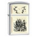 Зажигалка Zippo Scrimshaw Ship High Polish Chrome 359