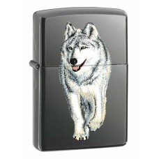 Зажигалка Zippo Wolf Black Ice 769